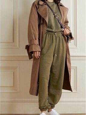 Frankie Shop Olive Drawstring Joggers